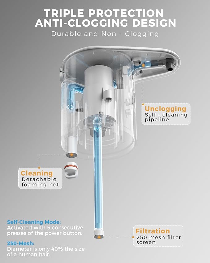 Automatic Foaming Soap Dispenser Touchless, 10oz/300ml Rechargeable, 3 - Image 4