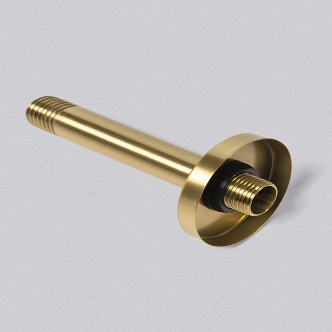 6 Inch Shower Arm with Flange, Ceiling Mounted Shower Head Extension Arm - Image 3