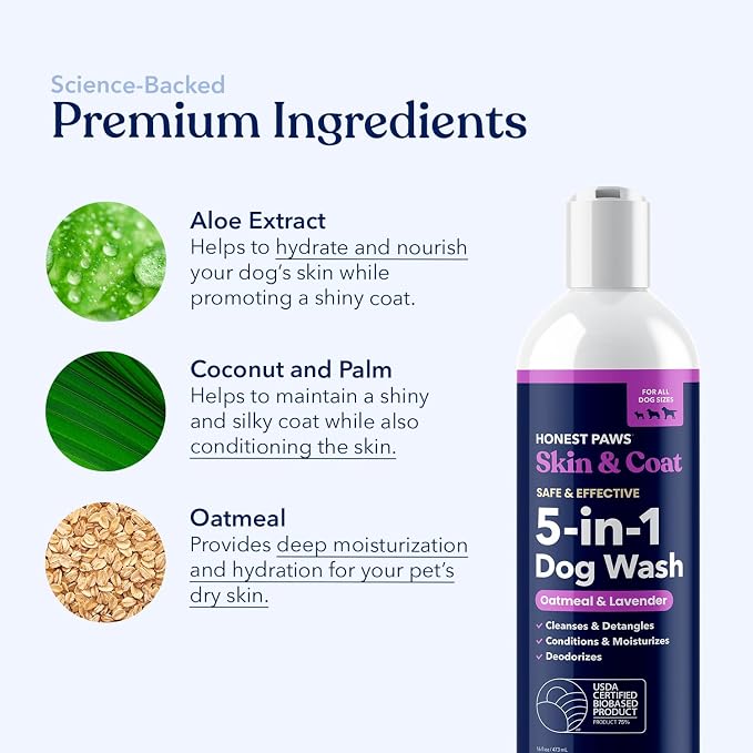Honest Paws Dog Shampoo and Conditioner - Image 4