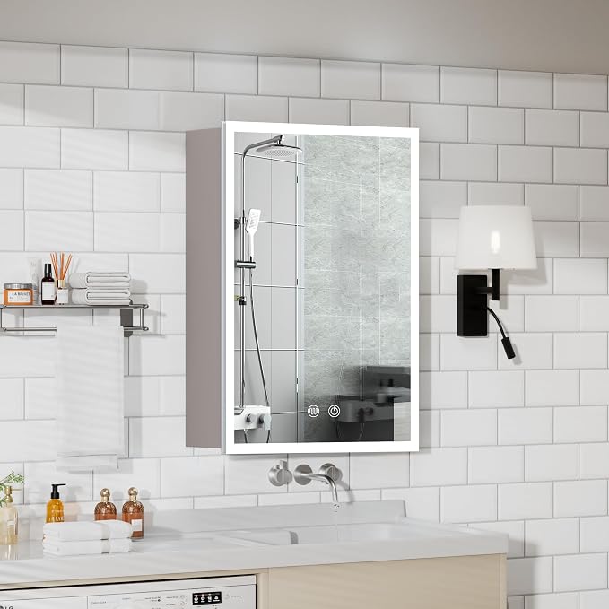 LED Lighted Bathroom Medicine Cabinet - Image 6
