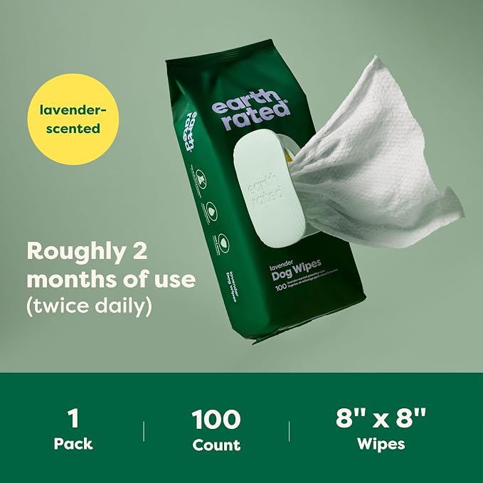 Earth Rated Dog Wipes, Hypoallergenic, Cleaning and Hydrating, - Image 8