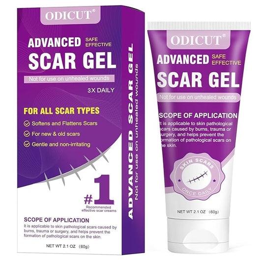 Silicone Scar Gel, Intensive Scar Cream, 2.1oz Keloid Bump Removal by Unknown