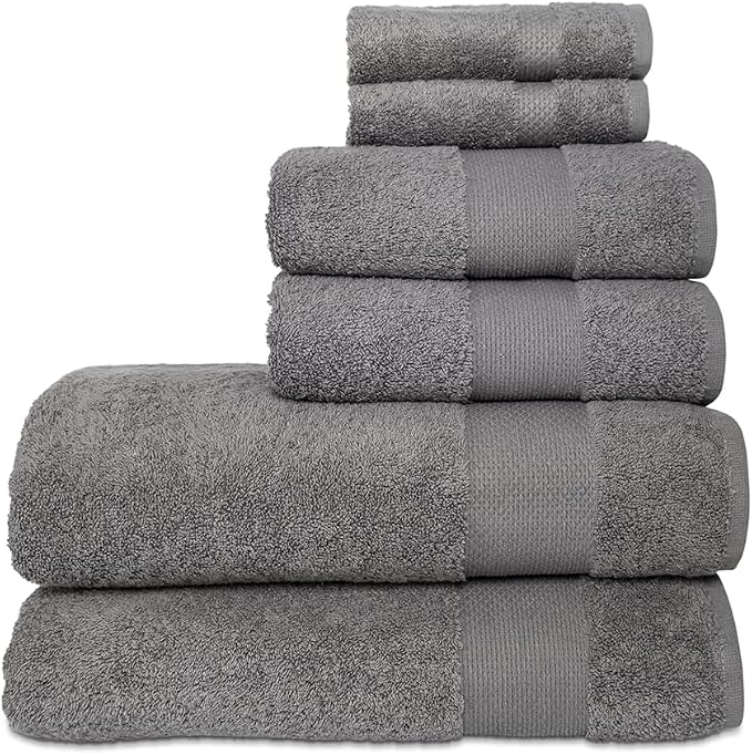 Hencely 6-Piece Bath Towel Set by HENCELY