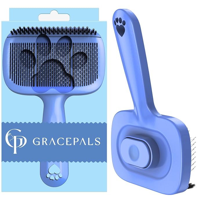 Self Cleaning Dog Brush for Shedding by Unknown