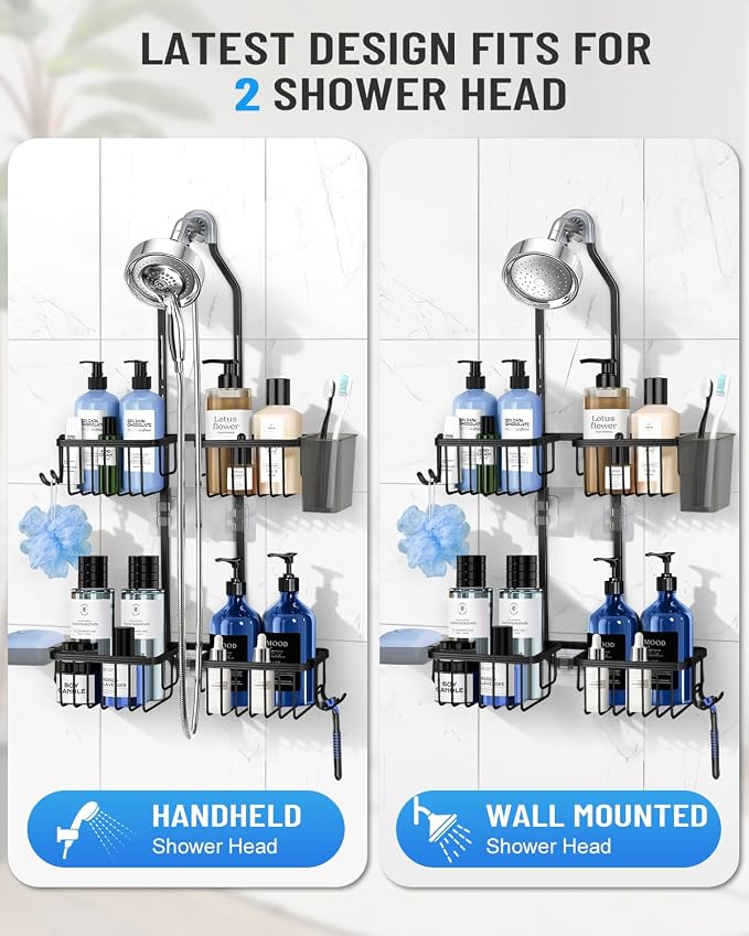 Adjustable Shower Caddy Hanging - Image 3