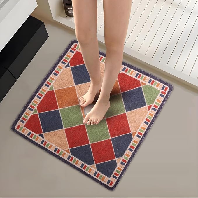 Square Shower Mat 23x23 Inch Non-Slip by Unknown