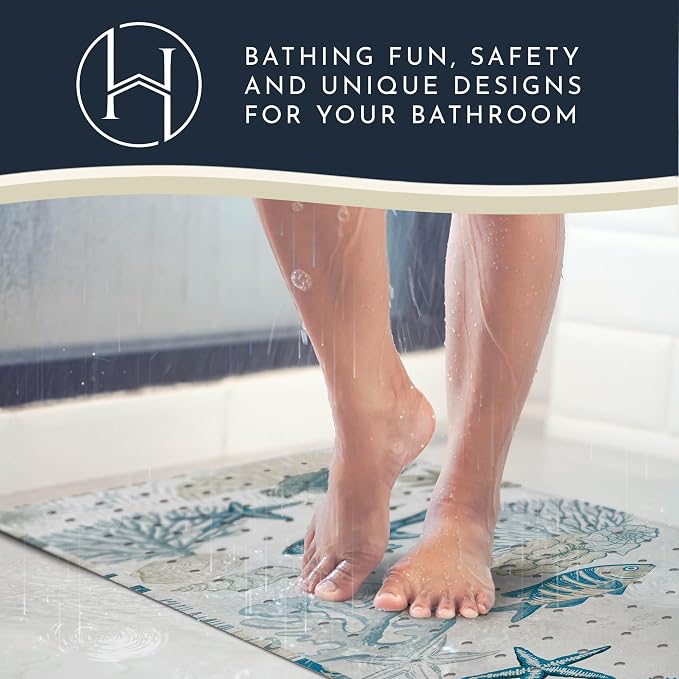 Homerella Baby Bath Tub Mat | Anti Mold Mildew Resistant Non Slip Kids and - Image 5