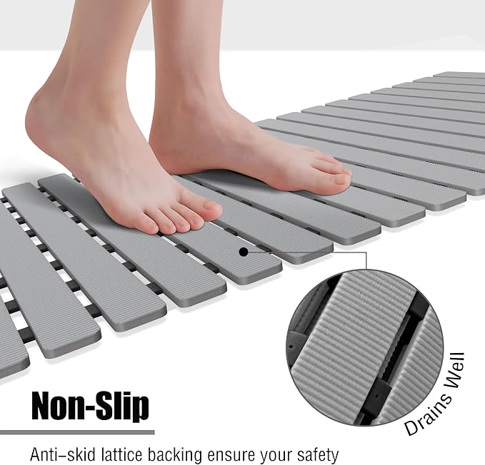 MBOSS Bathtub Mat Non Slip, Shower Mat - Image 2