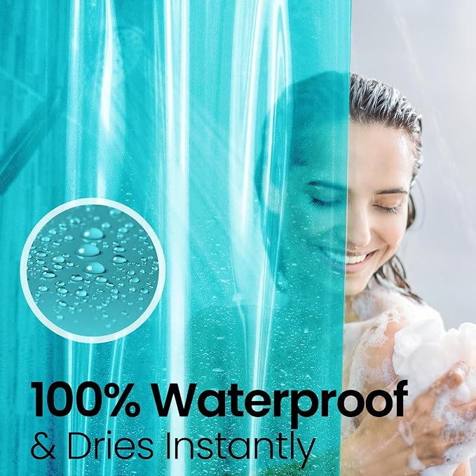 LiBa Bathroom Shower Curtain Premium PEVA Non-Toxic - Image 6