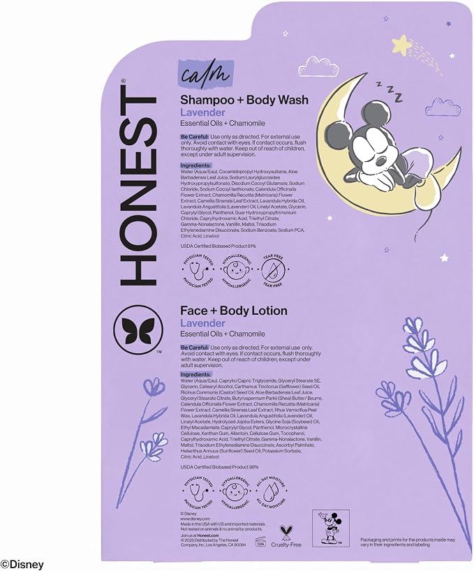 The Honest Company 2-in-1 Cleansing Shampoo and Body Wash Face Lotion Bundle - Image 9