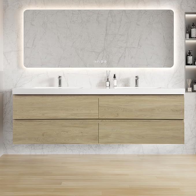 72 Inch Floating Bathroom Vanity by Runave
