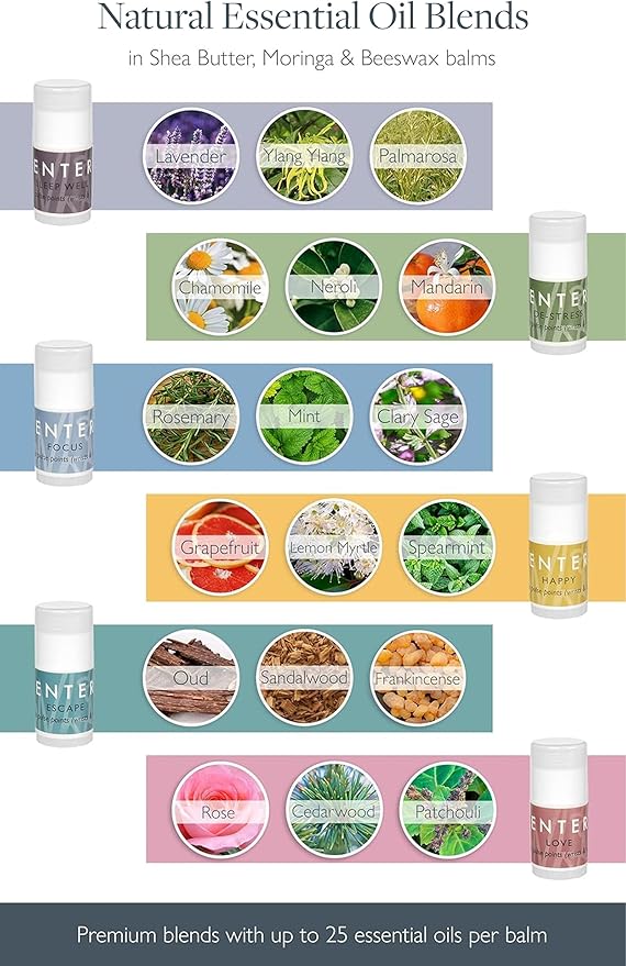 Scentered Aromatherapy Gift Set, Mini Roll On Essential Oil Balms - Image 4