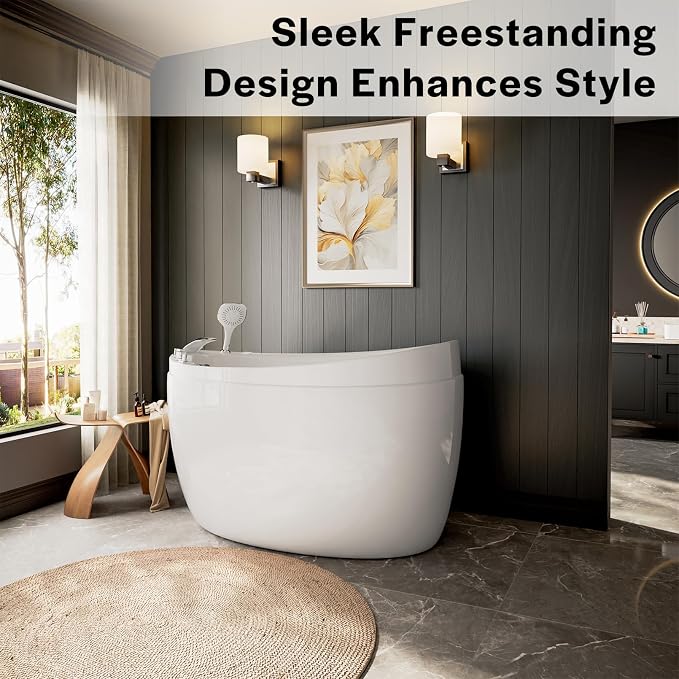 Empava Bathtub, 59 Inch Soaking Tub - Image 4
