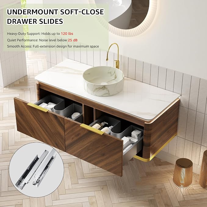 Yayzy 36” Floating Bathroom Vanity - Image 3