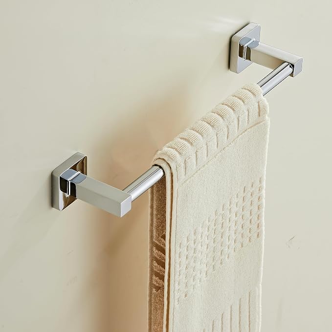 12 Inch Towel Racks for Bathroom Wall Mounted, Chrome Finish Stainless Rack - Image 3