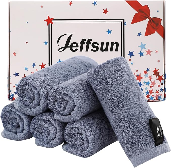 Reusable Makeup Remover Towels, Super Soft and Gentle Face Towels on Sensitive by Jeffsun