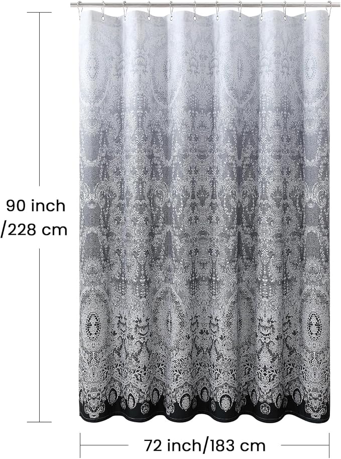 90 Inch Extra Long Shower Curtain - Image 6