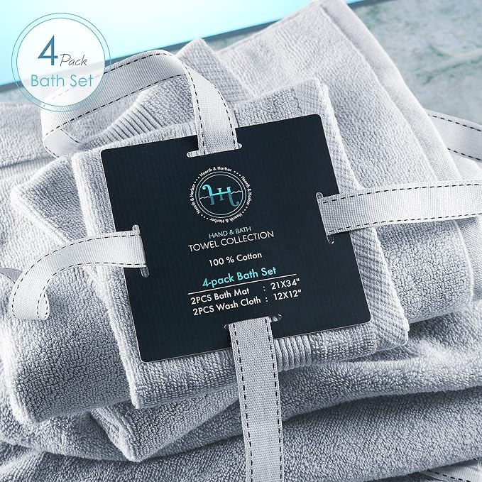 Hearth & Harbor Bath Mat Towels - Image 4