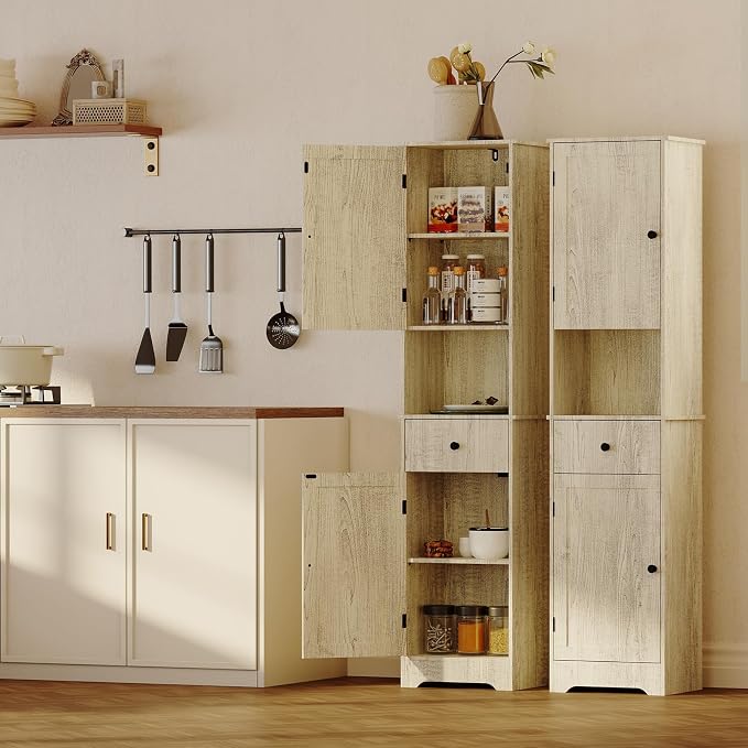 Tall Bathroom Cabinet, Storage Cabinet - Image 7