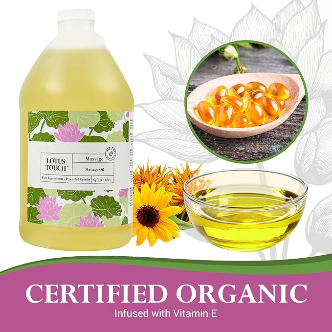 Organic Naturals Massage Oil by Lotus Touch - Image 2
