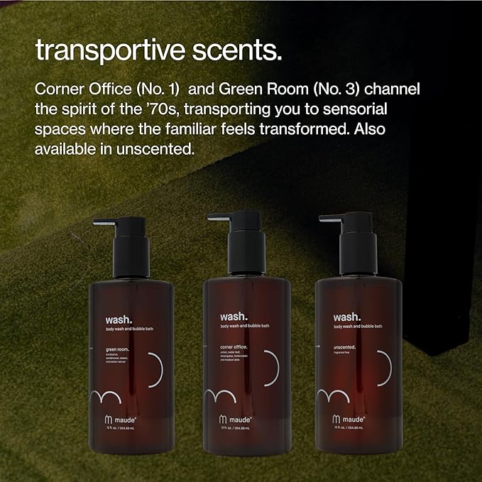 Maude Wash pH Balanced Unscented Shower Gel & Bubble Bath - Image 6