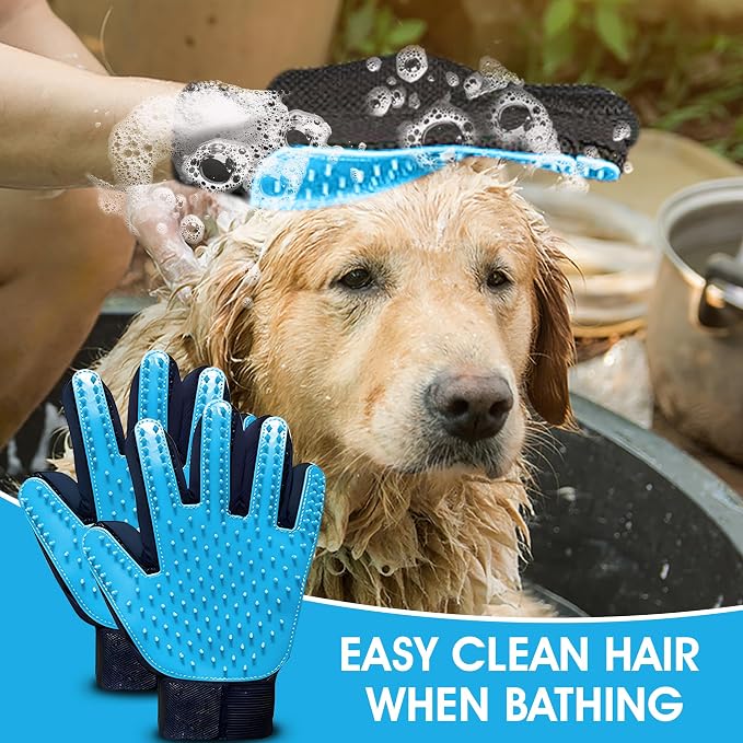 Upgrade Pet Grooming Gloves, Grooming Gloves - Image 7