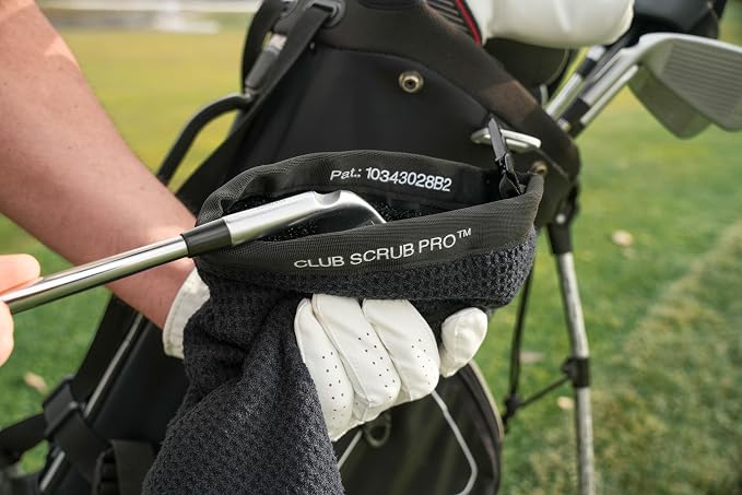 Club Scrub Towel Pro, Golf Club and Ball Cleaning Pouch - Image 7