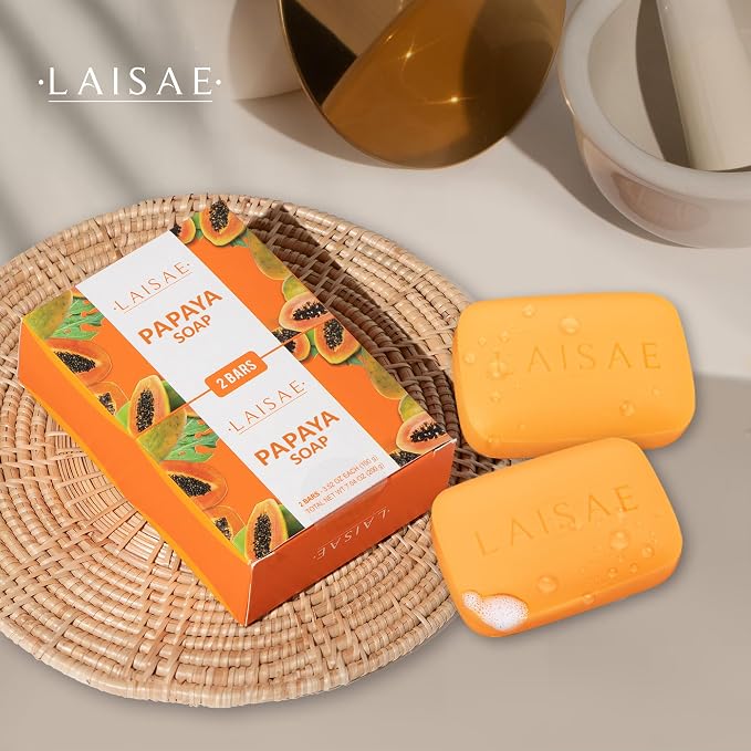 Papaya Exfoliating Soap, Hydrating Face Moisturizer - Image 5