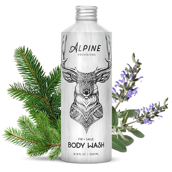 Alpine Provisions Natural Fir & Sage Moisturizing Body Wash – Refreshing by AlpineProvisions