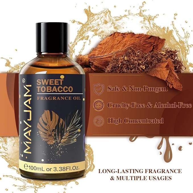 MAYJAM 100ML/3.38FL.OZ Sweet Tobacco Fragrance Oils - Image 3