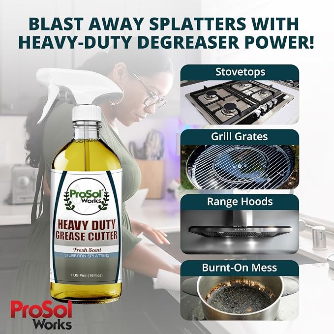 Degreaser Cleaner Heavy Duty Cleaning Spray 16 oz - Image 2