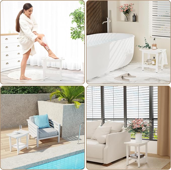 HIPS Shower Benches for Inside Shower, Shower Stool - Image 6