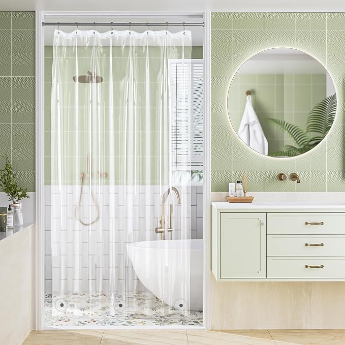 Amazer Shower Stall Curtain Liner 48x72 by Amazer