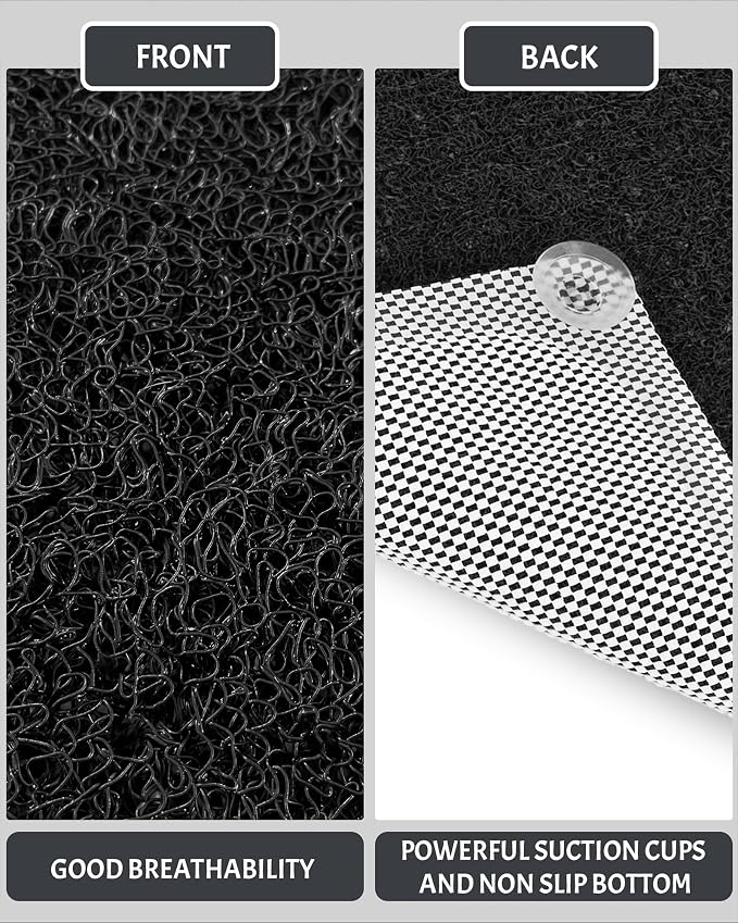 Mecko Non Slip Shower Mats, 16x40 Inch, Anti-Slip Bathtub Mats - Image 3