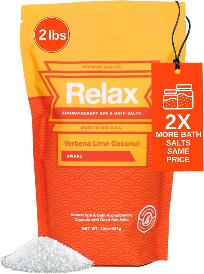 Relax Spa & Bath, Epsom & Dead Sea Salts, Aromatherapy Bath Salts by RelaxSpaBath