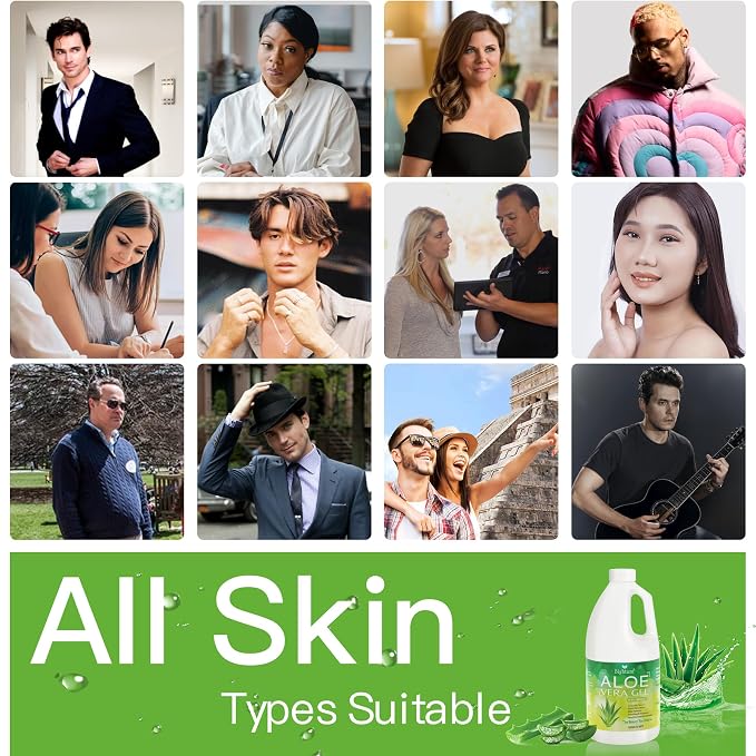 Aloe Vera Gel, 100% Aloe Vera Extracted from Freshly Cut Pure Aloe Leaves - Image 8