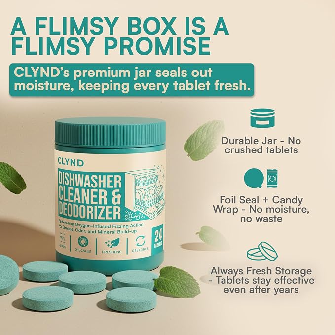 Dishwasher Cleaner and Deodorizer Tablets - Image 6