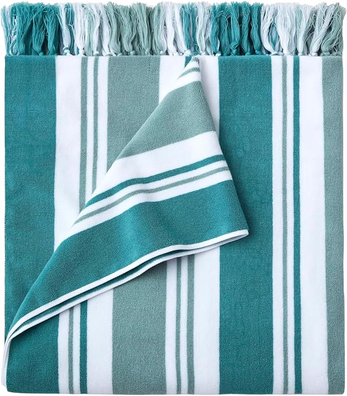 Laguna Beach Textile Co. Striped Cabana Beach Towel by LagunaBeachTextileCompany