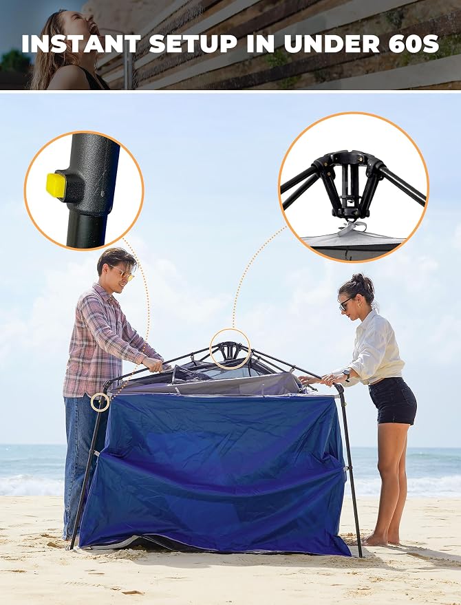 KingCamp Instant Shower Tent, Portable Superior Stable Privacy Shelter - Image 2