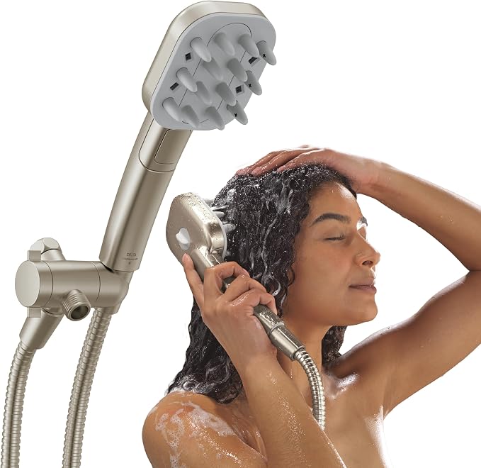 Delta VersaCurl Detangling Handheld Shower Head Tool by DeltaFaucet