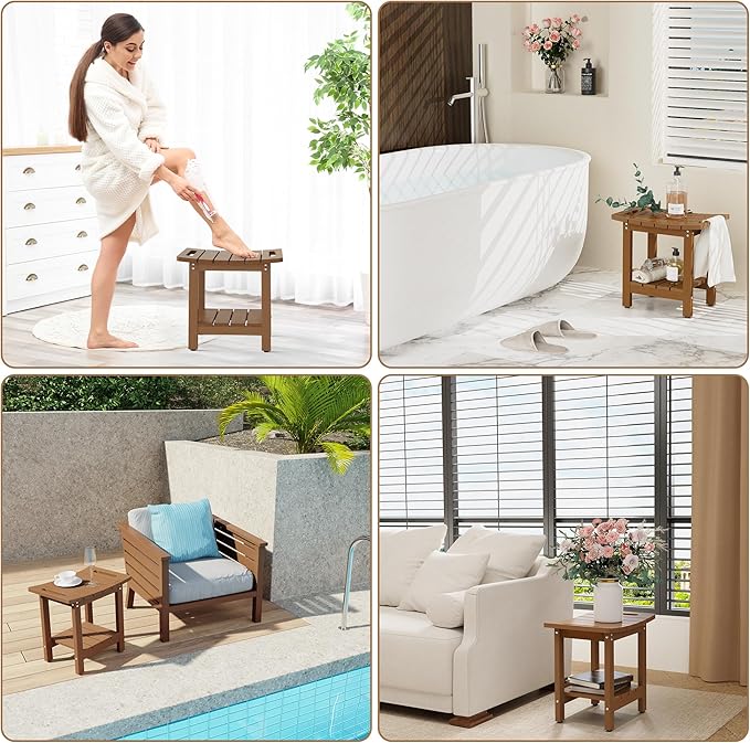 HIPS Shower Benches for Inside Shower, Shower Stool - Image 6