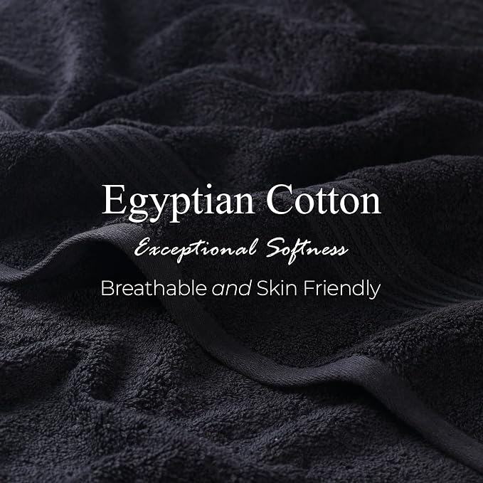Superior Egyptian Cotton Bath Towel Set, Home Bathroom Towels, Guest Bath - Image 5