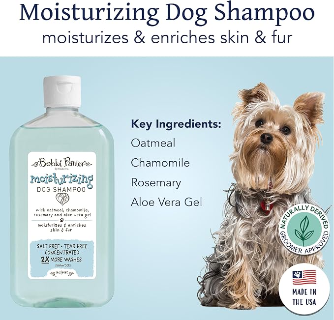 Bobbi Panter Moisturizing Dog Shampoo, Moisturizes and Enriches Dogs Skin & Fur - Image 3