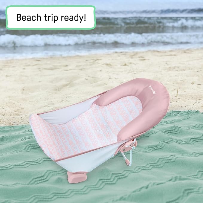 Ingenuity Foldaway 2-Position Bather, 2-Position Adjustable Support Baby Bath - Image 3