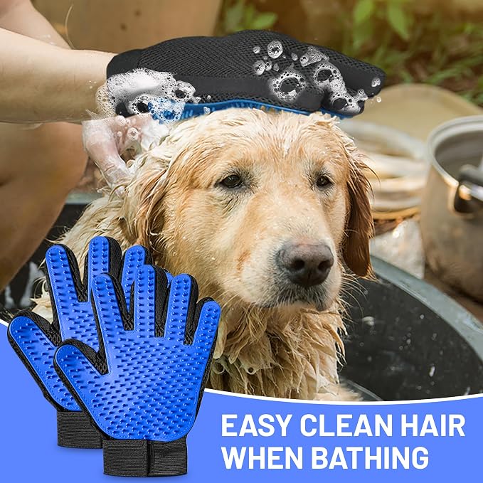 Upgrade Pet Grooming Gloves, Grooming Gloves - Image 5