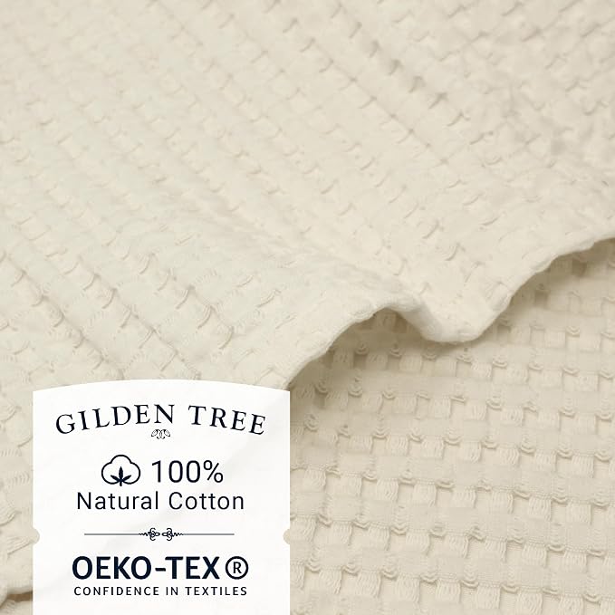 GILDEN TREE Waffle Bath Towels Wash Cloths - Image 2