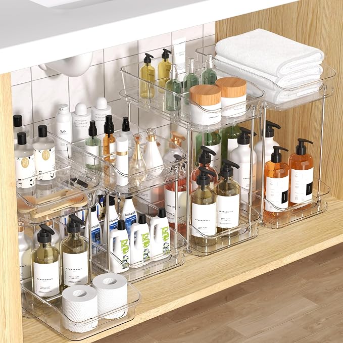 2 Tier Pull-Out Storage Organizer - Image 3