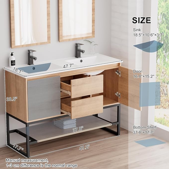 LUCKWIND 48" Bathroom Vanity - Image 2