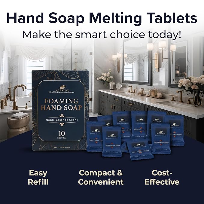 Foaming Hand Soap Tablets Refill Hotel Lobby Scent - Image 6