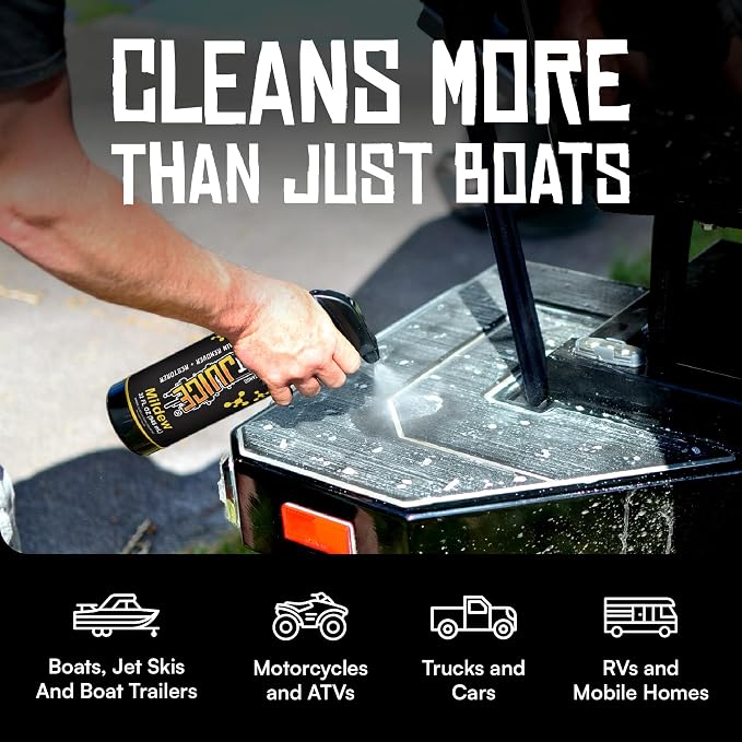 Boat Juice Mildew Stain Remover & Restorer Boat Cleaner | Marine-Grade Boat - Image 9